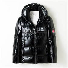 新款白鸭绒羽绒服男外套冬季中老年爸爸装休闲外套ALXB8988-P285图片