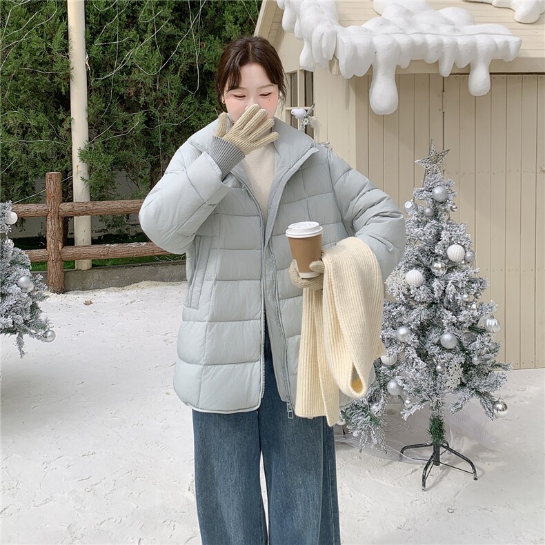 2026冬季新款羽绒服中长款90白鸭绒RC2C290-6899#-P385-K585,女装羽绒服,2C290