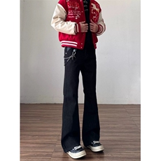 「微喇堆积」YKK拉链原牛四线窄宽牛仔裤ZK0464-P65，男装牛仔裤，星座313A(原308A-2)