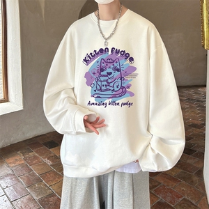 控38简约帅气百搭长袖t恤男大码卫衣 T4317-P25 加绒款-P35图片