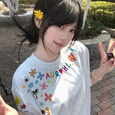 印花短袖T恤夏季潮流T恤衫纯棉310A-4-T102-特批20，男装T恤，星座310A-4