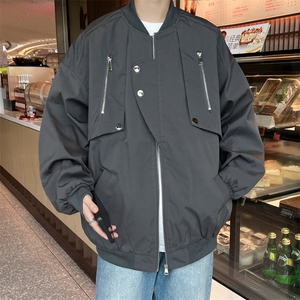 Wt350-P62美式复古宽松型刺绣棒球服夹克图片