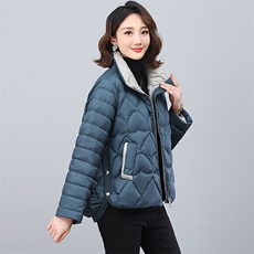 全年现货~2025冬季新款羽绒服撞色时尚短款白鸭绒外套，女装羽绒服，忆绮罗