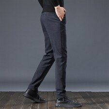 K2875-P35男士休闲裤男春秋冬款棉麻修身直筒弹力磨毛百搭裤子男，商品下架区，星座224