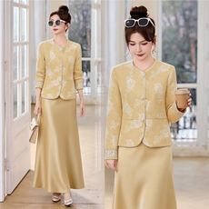 新中式G风外套女2026春季新款复古刺绣提花设计感时尚气质外套，女装西装，火爆靓佳人