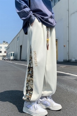 K891新款2025直筒休闲宽松阔腿工装美式高街男生运动长裤，男装休闲裤，星座304A