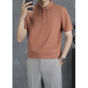 高端商务polo衫男新款春夏短袖上衣男文化衫男女同款 P601图片