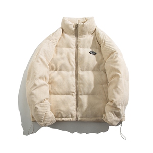 24精品玉米粒羽绒棉服港风中性平铺男潮牌流行外套A170-M823-TP85图片