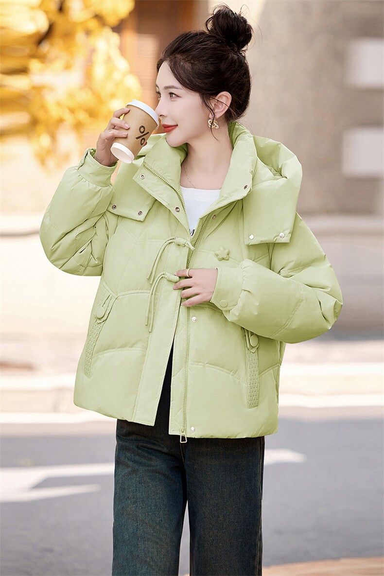 时尚潮流小个子百搭鸭绒服冬季新款女装外套,女装羽绒服,涵亦佰惠