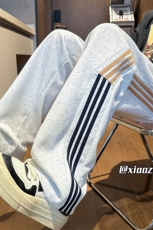 XZ616秋季新款异色织带撞色拼接破缝休闲长裤TY1089特P40控78，男装休闲裤，星座512A（原616）