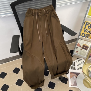 2024夏季新款日系复古工装裤男美式潮牌宽松休闲裤 现货K7795-P38图片