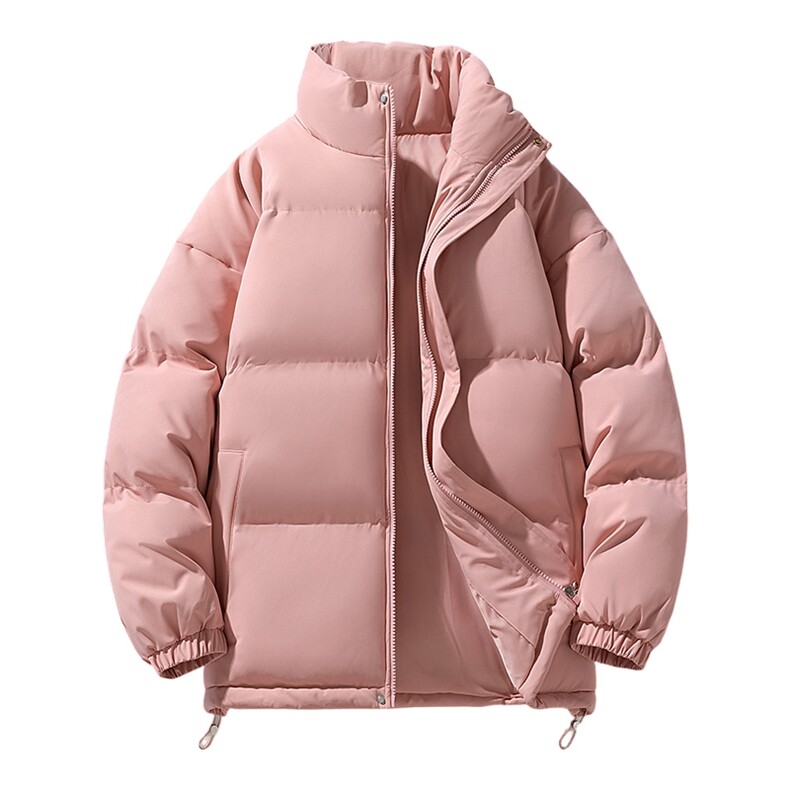 中性风秋冬新款棉衣外套纯色立领面包服保暖加厚A436-1266-P60,男装棉衣,电商A436