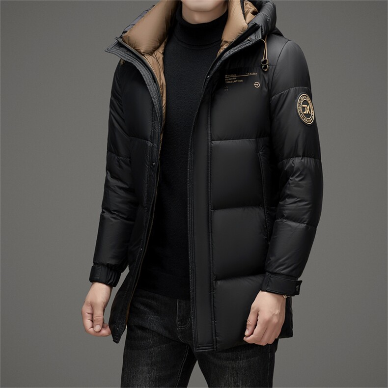 DAJ2307钱塘2020-2时尚新款百搭冬季厚款休闲中年男士羽绒服P280,男装羽绒服,钱塘207-2