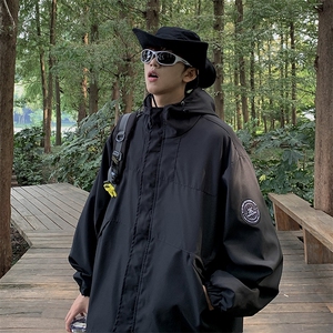 春秋新款户外登山服夹克美式hiphop潮牌冲锋衣外套男士 W7818-P57图片