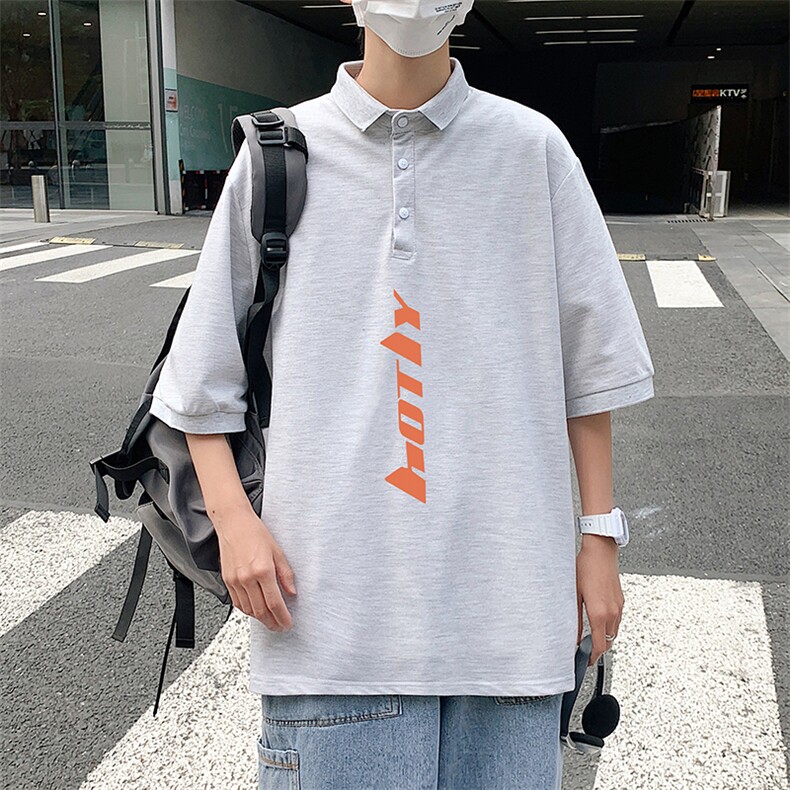PL57006-P35翻领短袖polo衫男大码胖子半袖t恤男有领保罗衫模特,男装Polo衫,电商A040
