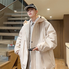 冬季冲锋衣男士休闲潮流宽松棉衣棉服棉袄潮大码A266-MY6160-P75，男装棉衣，电商A266