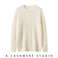 2025年秋季时尚百搭通勤简约休闲羊绒男士，男装羊绒套衫，朝思纯山羊绒