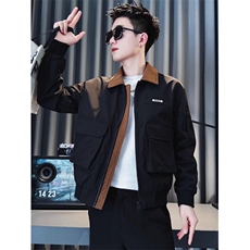简约ins新款慵懒日系流行潮流百搭气质原宿拼接夹克文艺J448，男装夹克，星座1116A（原606A-3）