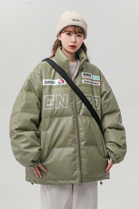 EQ156 机车服皮衣冬季加棉加厚赛车服外套男女学院风面包服 P118图片
