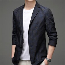 BEA6629206钱塘2020-2中青年男士秋季新款时尚休闲百塔西服P185，男装西服，钱塘207-2