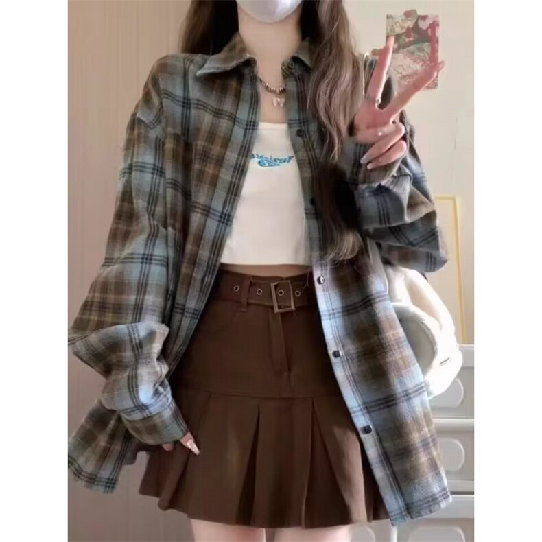 TC461-P45潮流港风ins宽松衬衣百搭休闲外套,女装衬衫,星座617A-2