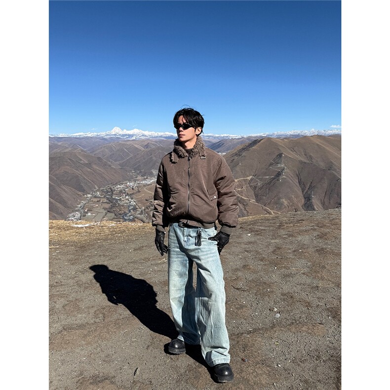 街头水洗做旧蓝破洞牛仔裤男女cleanfit休闲直筒裤潮新款NZE21,男装牛仔裤,星座516A