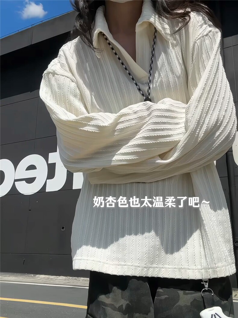 XZ809A/SYR28/特P30/控58肌理感polo杉长袖T恤卫衣,男装T恤,星座809A(原222-1)