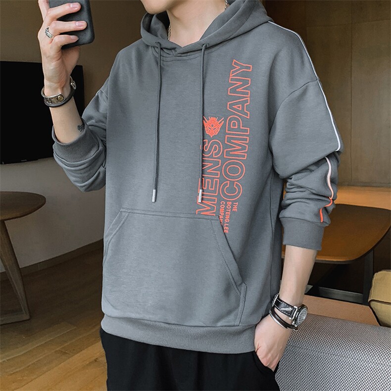 秋季卫衣男连帽潮ins春秋宽松潮流百搭2021新款男士秋装9080-P30,男装卫衣,星座308B-2