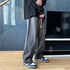 美式vibe风裤子高街ins潮牌牛仔裤男N1126P40，男装牛仔裤，星座1116-2