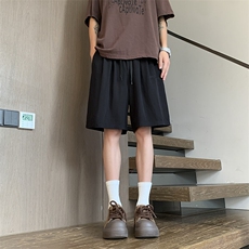 夏季新款冰丝速干刺绣五分短裤XZ604-DK222-特P25控48，男装牛仔裤，星座604