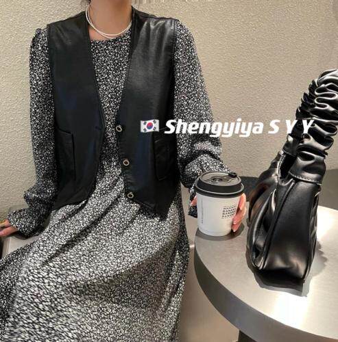 披马甲两件套连衣裙，女装马夹，6·9衣社