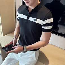 2026夏季经典款拼接轻奢高品质短袖T恤翻领Polo衫T0231-P55,男装T恤,电商D342,电商基地 2026夏季经典款拼接轻奢高品质短袖T恤翻领Polo衫T0231-P55,男装T恤,电商D342,电商基地
