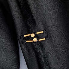 水衣源8109款冬季加厚弹力绒打底提花旗袍裙，女装汉服/婚纱/旗袍/礼服，水衣源