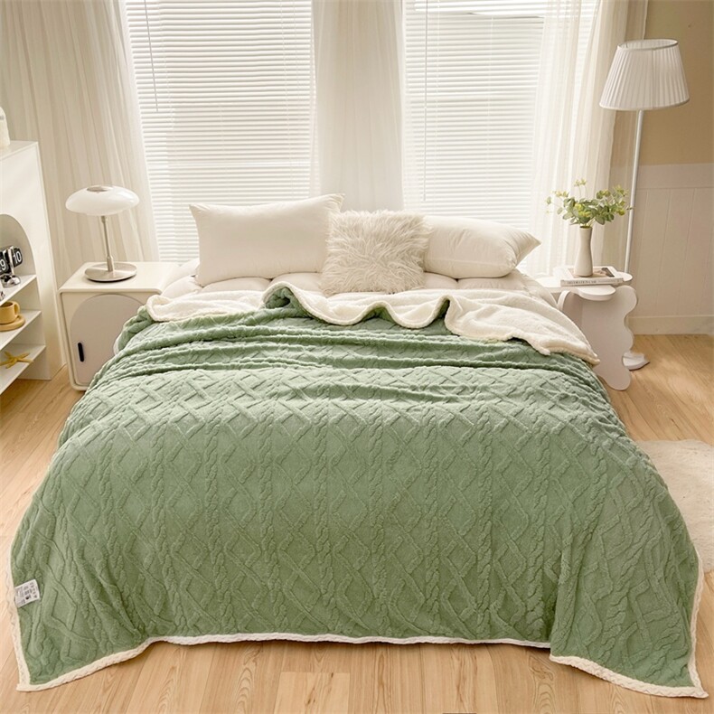 新款塔芙绒羊羔绒多功能毛毯，毯子，一起卖家纺