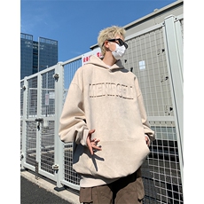 WY141-特P50控78400克抖音品秋季重磅麂皮钢印连帽卫衣外套，女装短外套，电商A058-1（原电商C417）