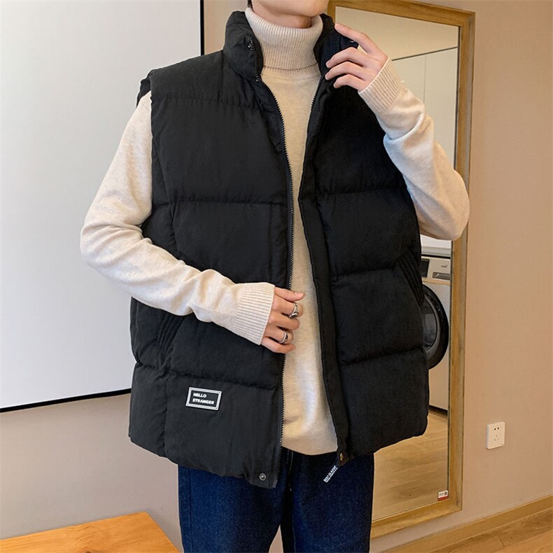 情侣男女同款潮流休闲宽松流行保暖加厚棉马甲B760-P55【特价】,男装棉衣,电商A007