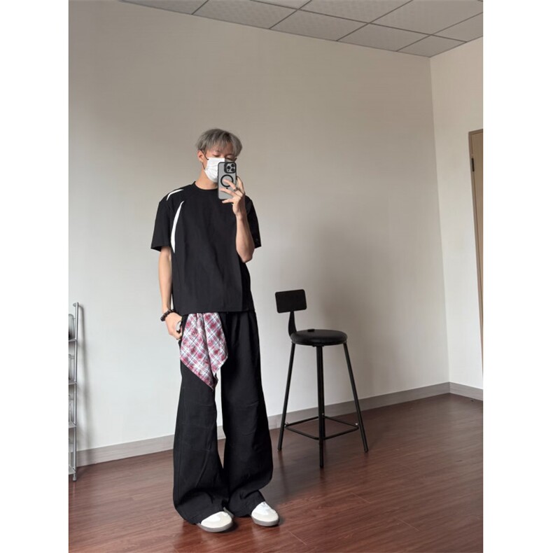 1506/QT5670/P35新款短袖t恤男ins潮牌嘻圆领打底衫上衣夏季,男装T恤,星座1506