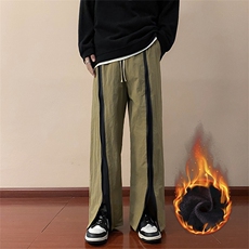 秋冬加绒加厚vibe风机能高街工装直筒裤长裤K03307-P40加绒P50，男装休闲裤，星座308B-1