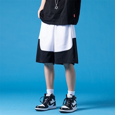 ！2023夏季新款男士速干短裤撞色潮流五分裤DK100P25，男装休闲裤，电商B220