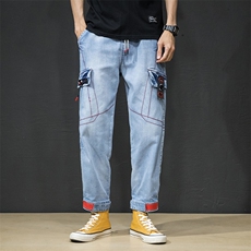 秋冬款上新哈伦重工装牛仔裤5063-3010，男装牛仔裤，星座304A-1
