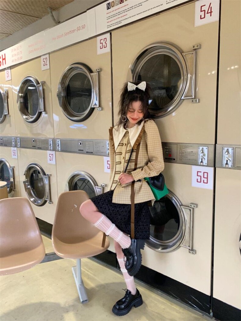 飘带系宽松衬衫，女装衬衫，YOUER DENG