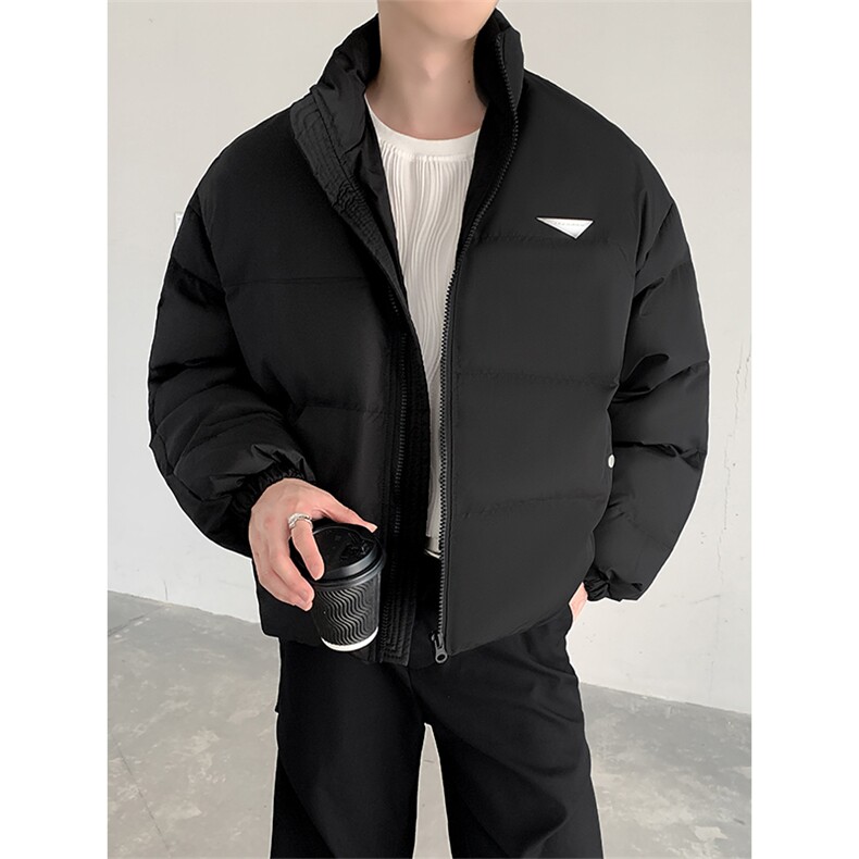 冬季美式cleanfit金属标装饰棉衣男短款面包服外套M1029特P85,男装棉衣,星座512-1（原513-3）