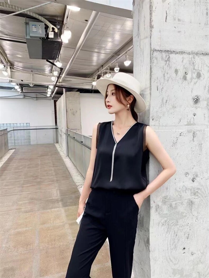 链条背心，女装背心吊带，伊洛姿