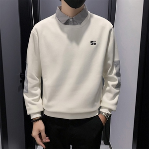 WY1391 常规P60控88 加绒P68控98 假两件小伙风休闲卫衣图片