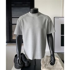 主推夏季新品2026玉米格半袖打底衫男士夏装短袖T恤上衣S408-特19，男装T恤，电商A233-1