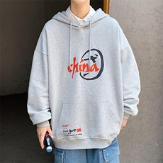 ！2023春季新款男士连帽卫衣百搭潮流外套上衣服WY255P38，男装卫衣，电商B220