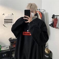 特P25控48秋冬新款男士圆领卫衣宽松休闲日常百搭上衣WQ2431，男装卫衣，电商B370