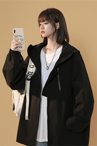 JK8101/P60春装中性风防水冲锋衣男女风衣夹克美式机能工装外套图片