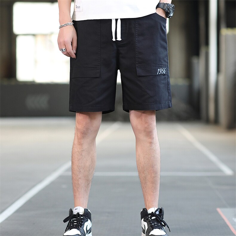 M-8XL夏季新款夏季纯棉大码宽松五分裤男士休闲短裤,男装休闲裤,星座1206（原A206）