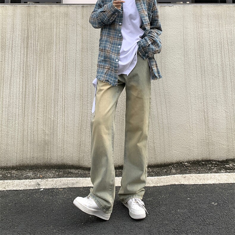 A178秋冬季牛仔裤男直筒修身显瘦百搭潮牌裤子740P40限价59,男装牛仔裤,电商A178